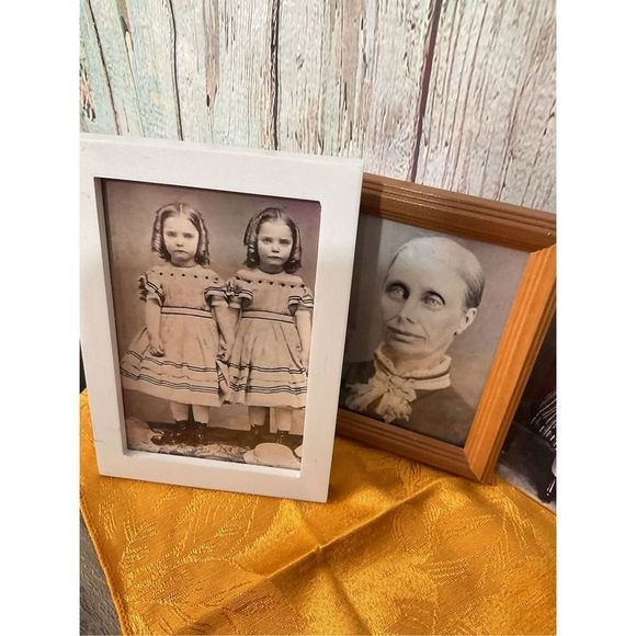 Creepy Photo Collection Bundle of 4 Framed Photos 💀🧌 - Picture 5 of 11